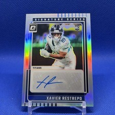 2025 Optic Donruss Halo Prizm Signature Series Rookie Auto Xavier Restrepo NFL