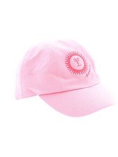 Herm s Women Pink Cotton Davis Sunshine Baseball Cap One Size
