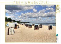 Calvendo Puzzle Beach In Timmendorf | 1000 Pieces, Finished Size 25.2 × 18.9 In