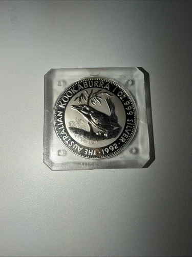 1992 Australian Silver Kookaburra 1 oz — photo from the most recent tracked eBay sale