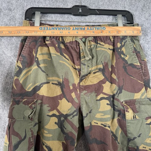 Polo Ralph Lauren Camo Cargo Pants Boys 20 British Zip Drawstring Grunge Outdoor - Picture 6 of 13