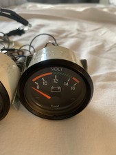 Porsche 924 944 Clock  477 919 211 Voltage Oil pressure gauge with Loom 911 RS 