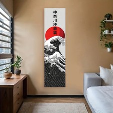 Japanese Ocean Waves Wall Tapestry
