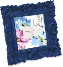 Ornate Textured Hand-Crafted Resin Picture Frame with Easel  Hook for Tabletop