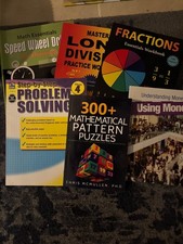 Math Workbooks Grades 4-6 Homeschoolers or Extra Practice