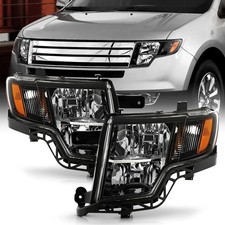- for 2007 2008 2008 2010 Ford Edge Black Housing Factory Sport Style Headlights