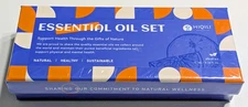 HIQILI Essential Oil Set (6) 10 mL Bottles Lavender Orange Peppermint Lemongrass