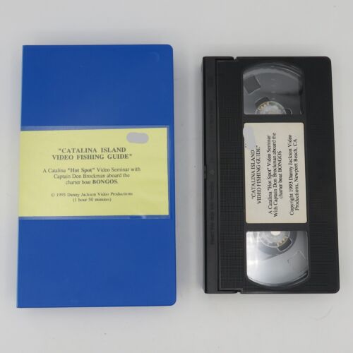 Cpt Brockman Catalina Island Hot Spots Video Fishing Guide Vhs 1995 110 Minutes