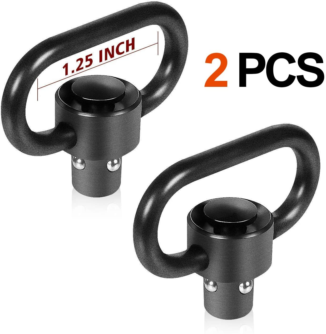 Heavy Duty Push Button Quick Detach Sling Swivel Adapter Attachment ...