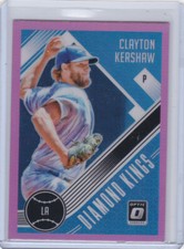 2018 Donruss Optic #14 Pink Prizm Clayton Kershaw Dodgers Free Shipping READ!!