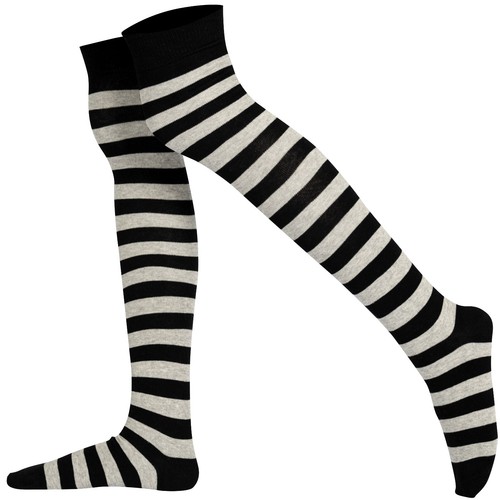 Mysocks Over Knee Stripe Socks, Seamless Toe, Finest Combed Cotton, UK Size 5-9 - Picture 2 of 97