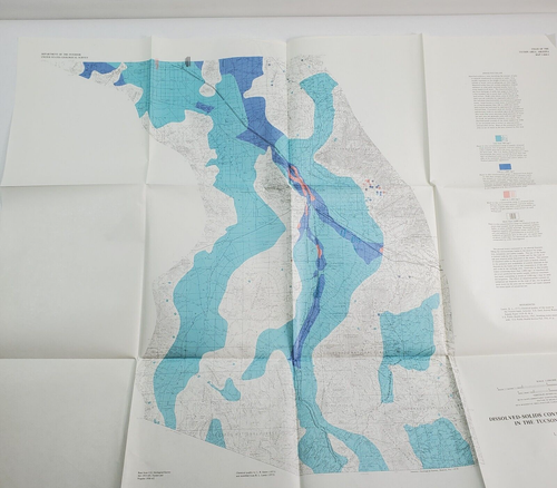 Lote de 4 mapas del Servicio Geológico de Estados Unidos de colección Tucson Arizona 1974 minerales agua - Imagen 14 de 22