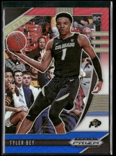 2020 Panini Prizm Draft Picks Collegiate #35 Tyler Bey Red White and Blue