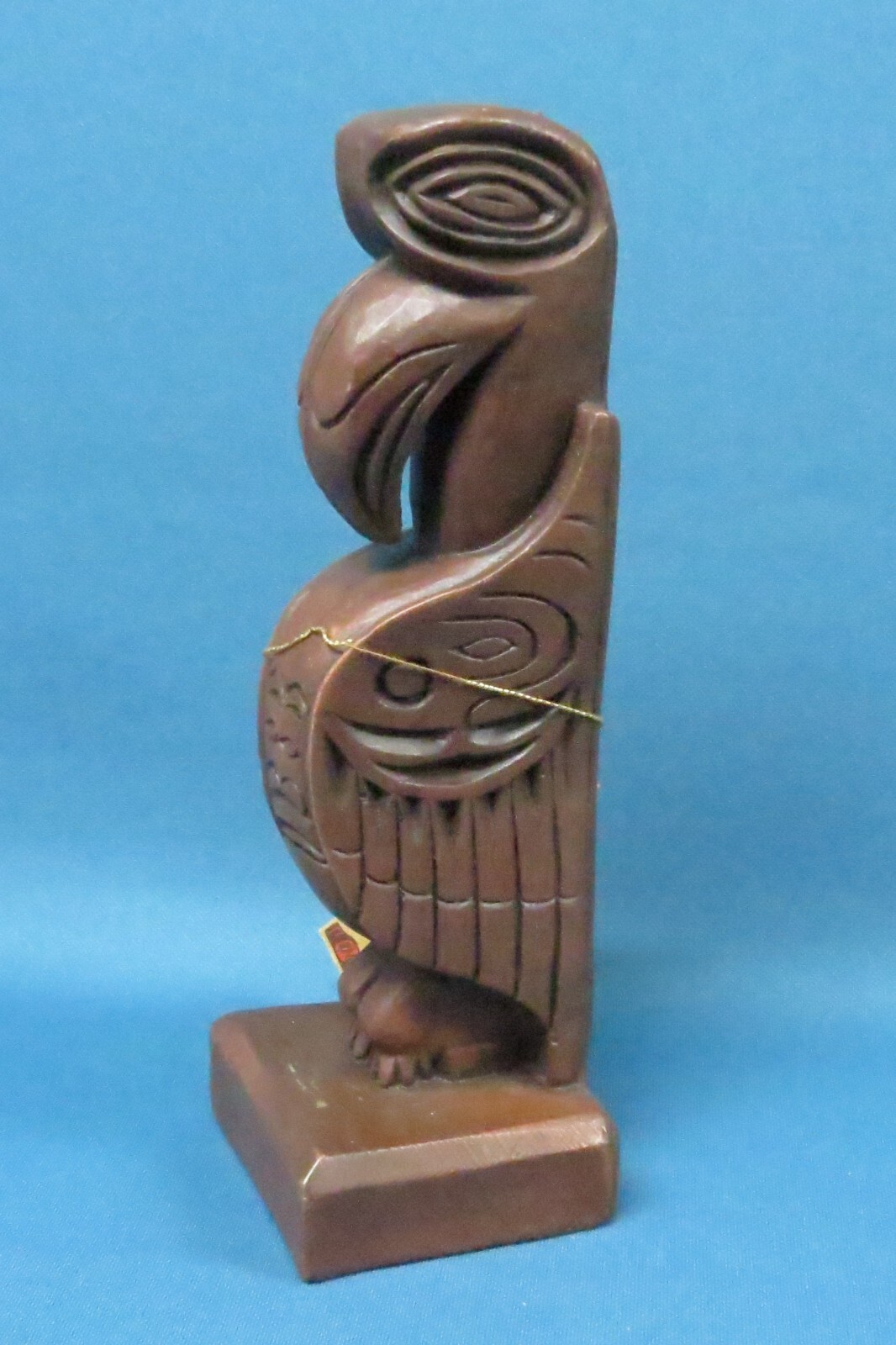 Vintage Kiana Alaska Wood Like Cast Resin Eagle Totem Pole 9 ¼” eBay