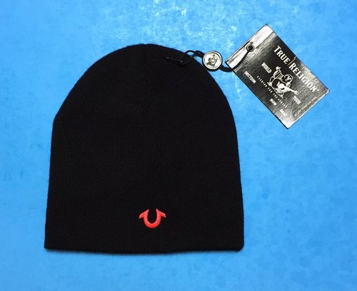 Red HORSESHOE Logo Beanie Hat NWT 