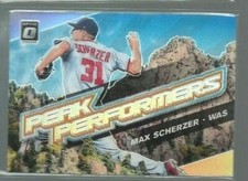 2019 Donruss Optic Peak Performers Holo #13 Max Scherzer (ref 80685)