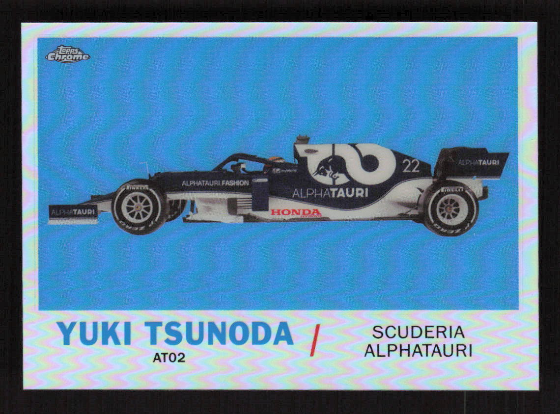 2021 Topps Chrome Formula 1 1961 Sports Cars #T61-YT Yuki Tsunoda
