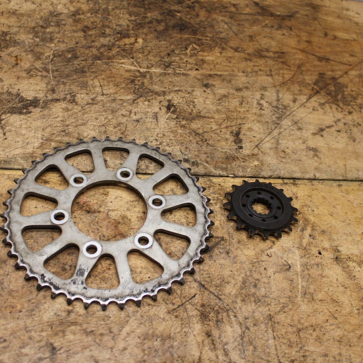 13-18 KAWASAKI NINJA ZX6R REAR BACK SPROCKET W FRONT
