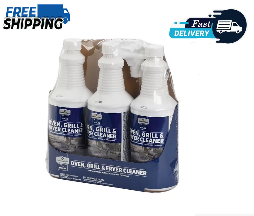 Member's Mark Commercial Oven, Grill and Fryer Cleaner (32 oz., 3 pk