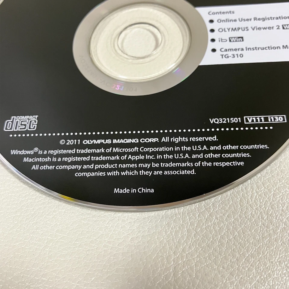 Настройка OLYMPUS для TG-310 CD-ROM онлайн регистрация пользователя и просмотрщик 2 и руководство - Изображение 4 из 4