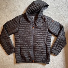 Save The Duck Ultra Light Weight Jacket | Uk Large | Black / Coffee