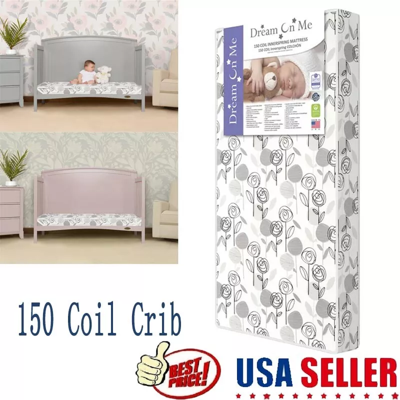 150 coil crib mattress sale
