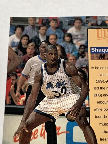 1992-93 Fleer Ultra serie de novatos Shaquille O'Neal Magic - Imagen 8 de 11