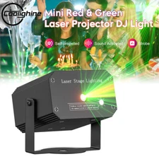Mini Laser Projector Stage Lights LED R/G Disco Lighting Xmas Party KTV DJ Light