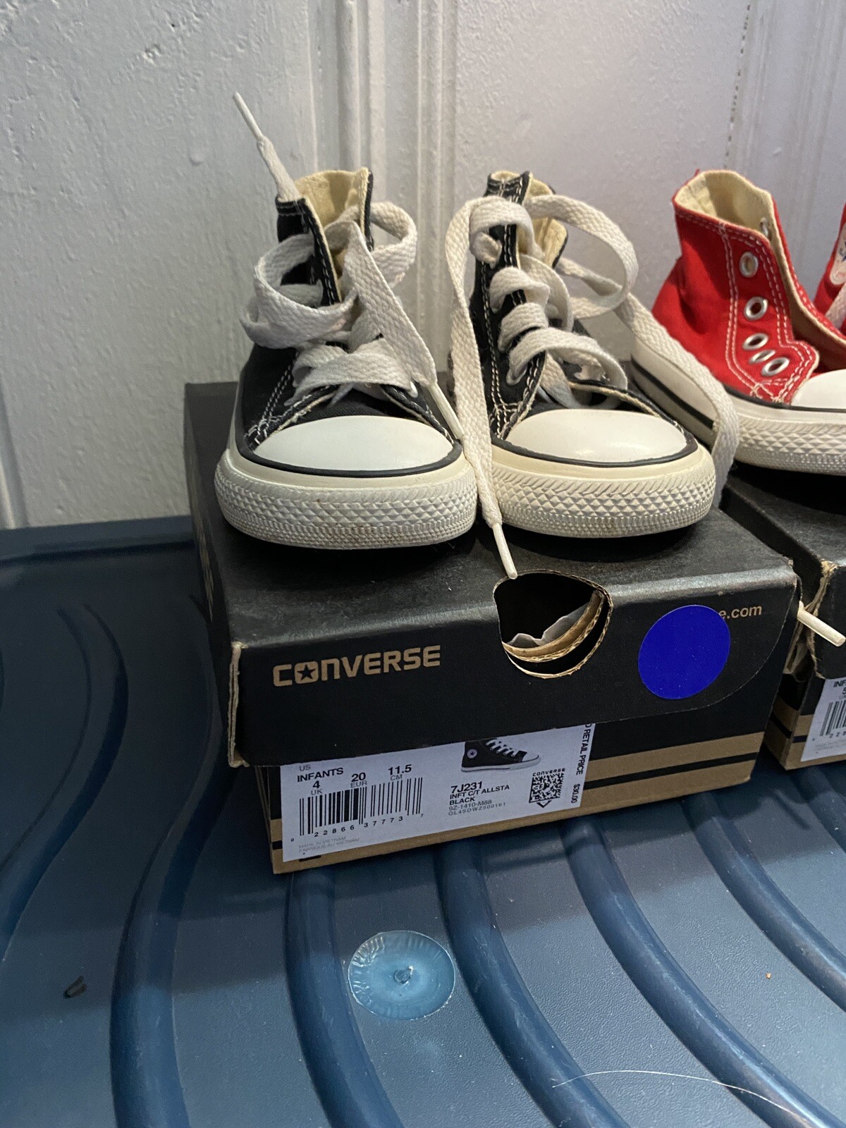 3 Pairs Converse Chuck Taylor All Star Hi Toddler Shoes Sneakers Size 4C 5C eBay