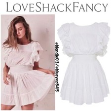 LoveShackFancy white Marcella Dress XS