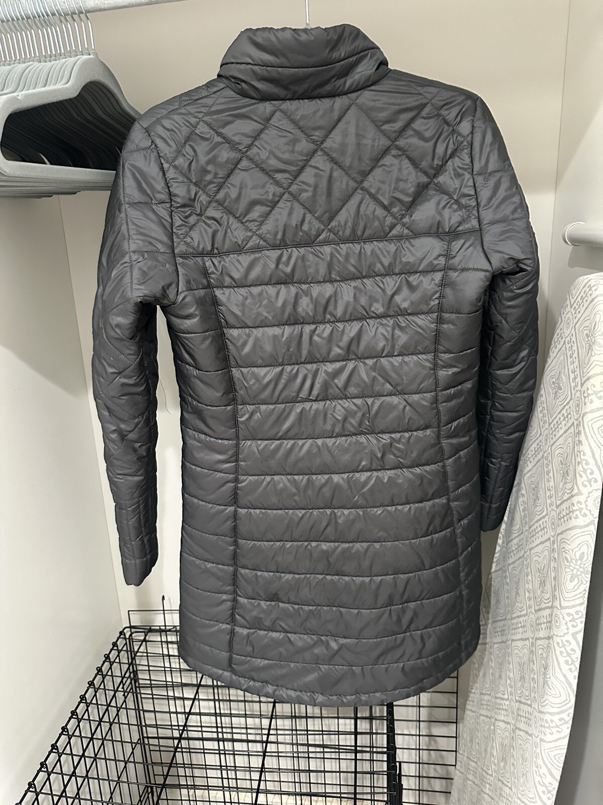 Patagonia Womens Radalie Parka Puffer Jacket Small S Grey eBay