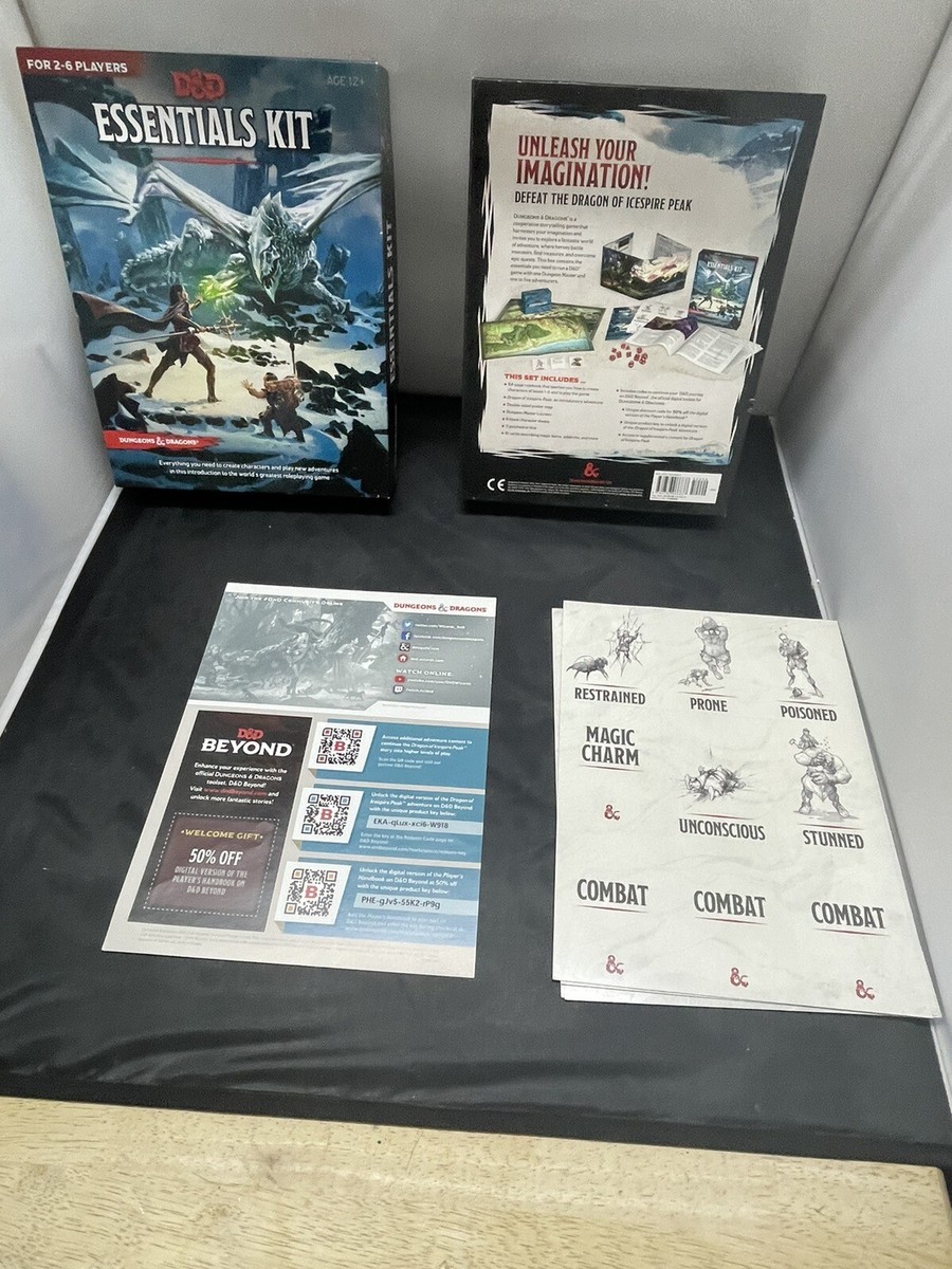 Wizards of the Coast Dungeons and Dragons RPG Essentials Kit