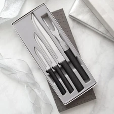 RADA CUTLERY G23C PREPARE THEN CARVE SET GIFT BLACK HANDLE