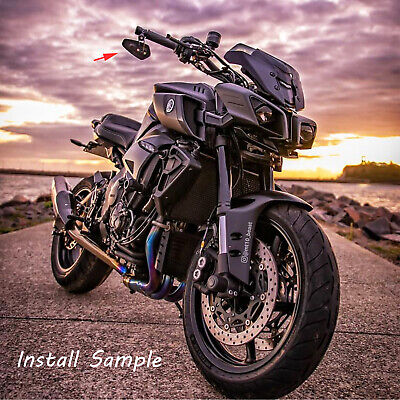 For Yamaha MT-10 MT-09 MT-07 Black 7/8