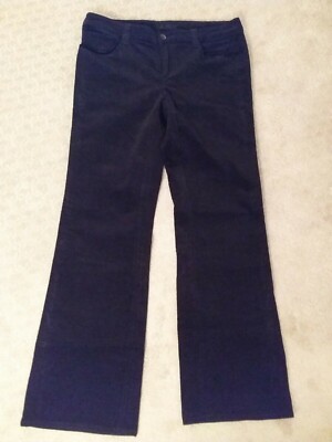 New Hobbs black stretchy velvet straight flare pants,  size 14