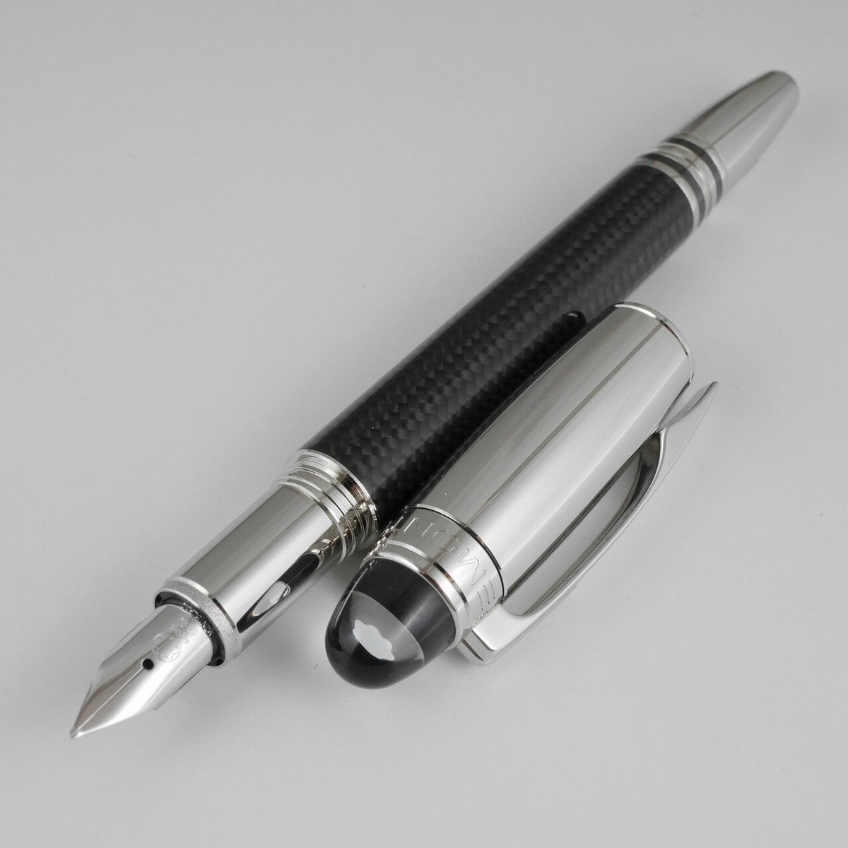 Montblanc Starwalker Carbon Fibre and Platinum Plated Fountain Pen