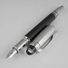 Montblanc Starwalker Carbon Fibre and Platinum Plated Fountain Pen M (NEW)