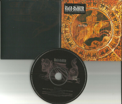 KULA SHAKER Hush w/ 2 UNRELEASED & LIVE TRX Sleeve Europe CD Single USA seller