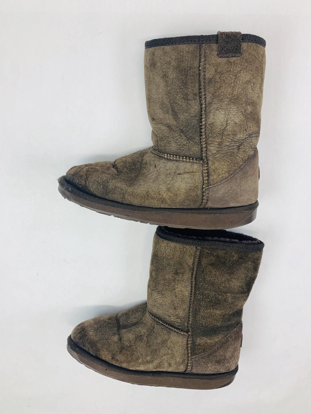 Emu Australia Stinger Lo Boots Womens Sz 8 Chocolate W Sheepskin For Sale Online Ebay