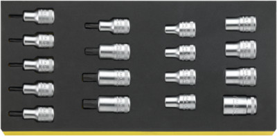 STAHLWILLE TCS 50TX/54TX/17 Tcs Tray Set For 1/2'' Applications 96838763