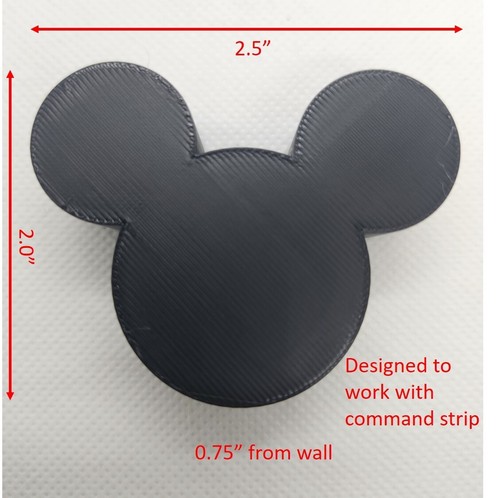 5 pack mouse ear wall Mount - Picture 6 of 12