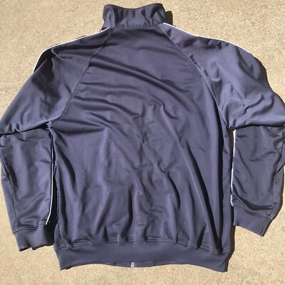Kappa Vintage Full Zip Track Jacket Gray & White People On