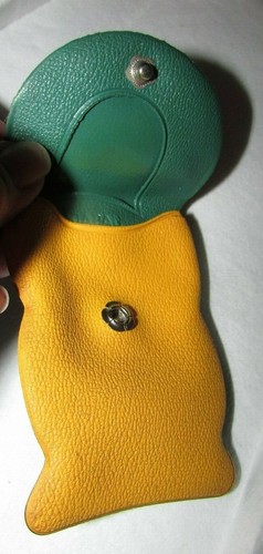 RARE VINTAGE 1950'S LITTLE GIRLS CHANGE PURSE GOOGLE EYES - 第 4/4 張圖片