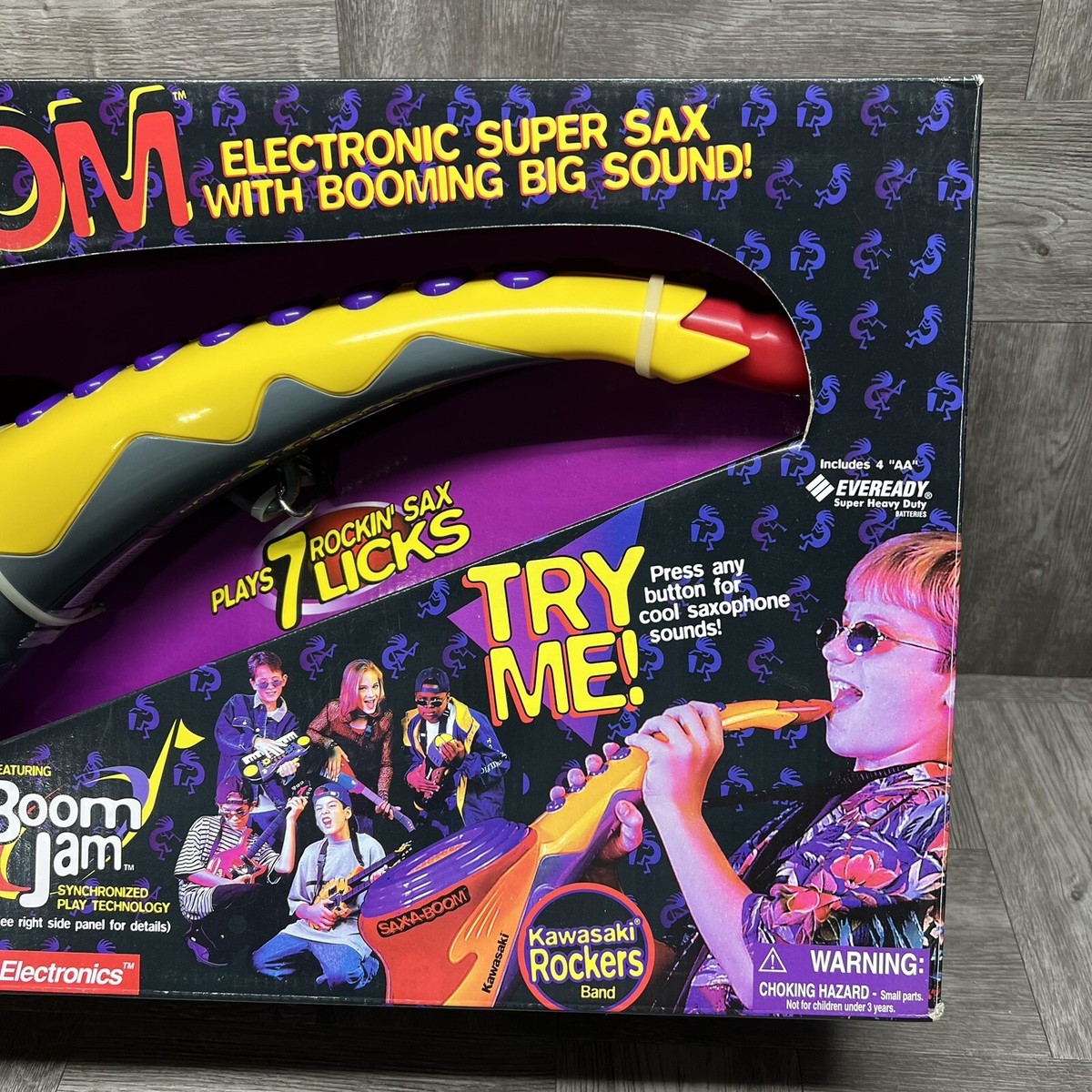 Kawasaki SAX-A-BOOM Vintage 1999 DSI New Old Stock SEALED IN BOX