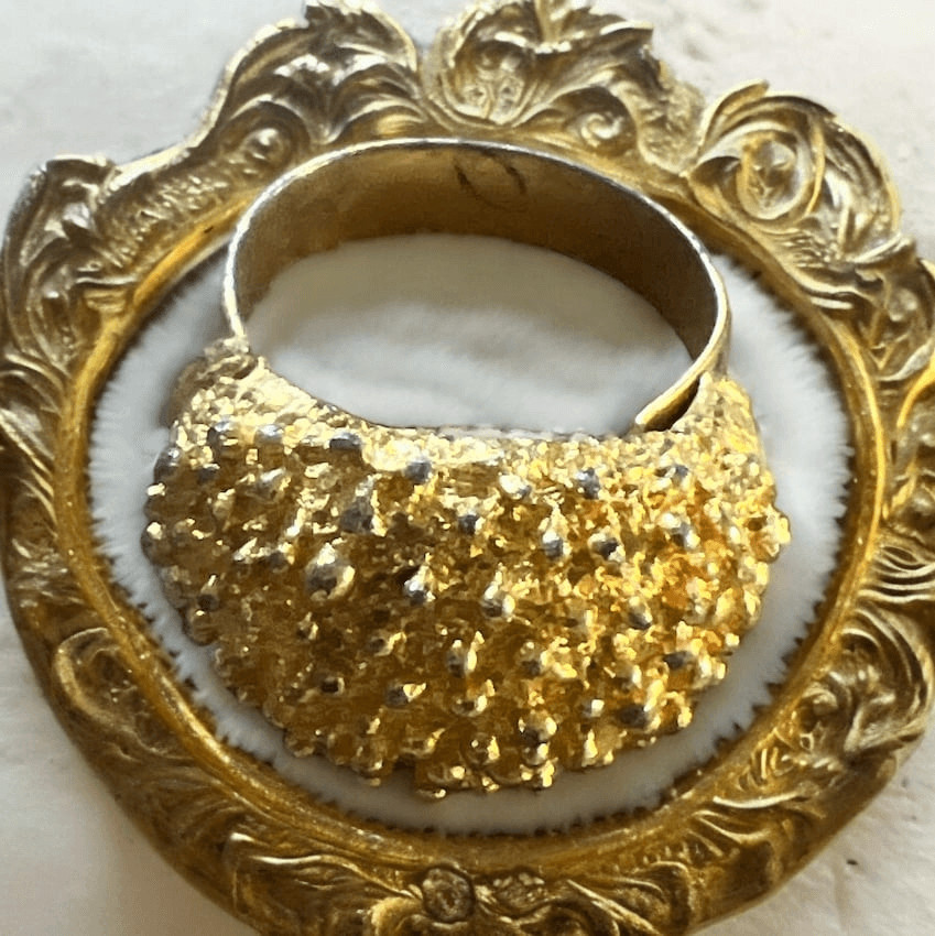 Adjustable gold ring - image 3