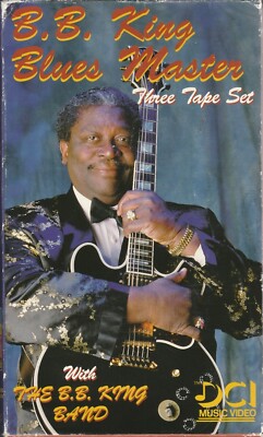 Vintage Rare 1991 B.B. King Blues Master VHS Three Tape Set - Style & Technique