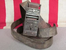 Vintage Antique Tourist's Trunk Strap Lock Luggage Lever Buckle Co Phila.PA Rare
