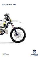 Husqvarna Service Workshop Shop Manual Book 2022 TX 300i