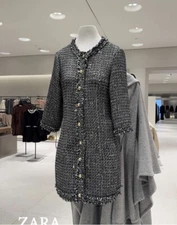 ZARA NWT WOMAN $109 SHORT STRUCTURED DRESS ZW COLLECTION DARK GRAY | 9769/655