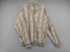 VTG 90s Shenandoah Coogi Cosby Knit Pullover USA Made Sweater Men's SZ L Grandpa